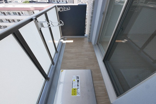 大阪市東成区大今里南１丁目の賃貸マンションのバルコニー