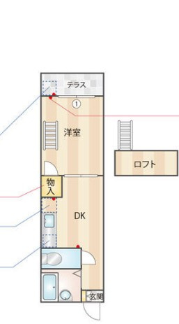 ルーブルの間取り