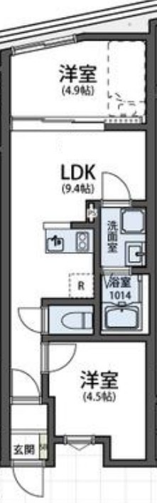 ザ・シエスタ東村山ブリックハウスの間取り