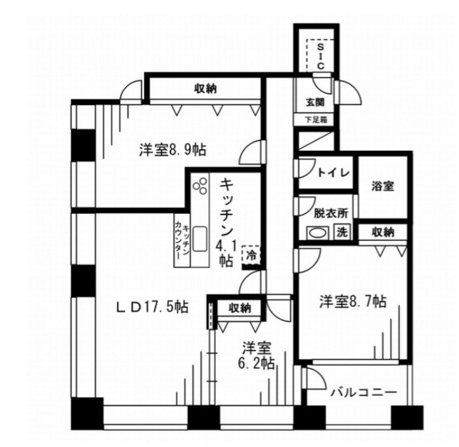 レジディアタワー麻布十番