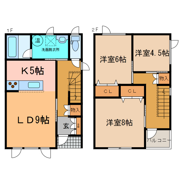 クローバーの間取り