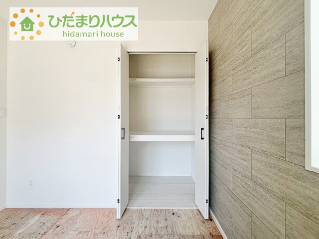 【収納】 | 取手市本郷6期　新築戸建　1号棟 | 和室の収納は横開きクローゼット！
しまった物の出し入れも楽々です(^^)