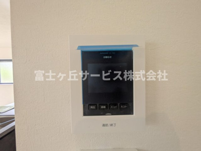 【セキュリティ】 | 磐田市川袋 新築一戸建て 1号棟 | TV付インターホンです
