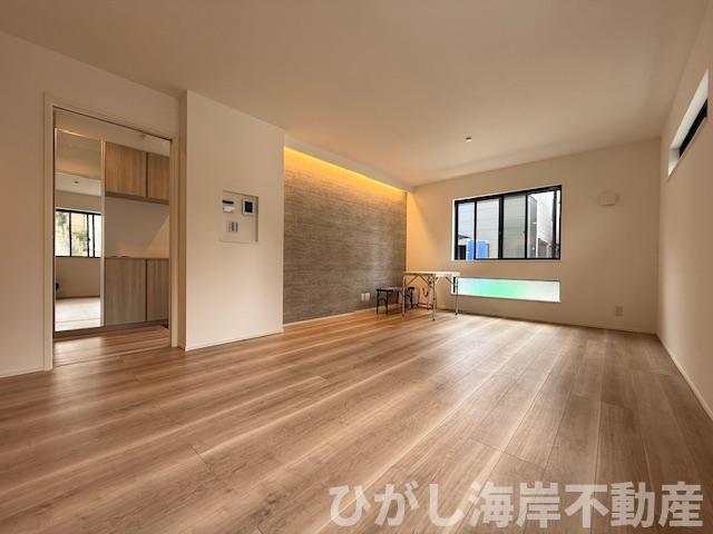 茅ケ崎市松林１丁目　新築戸建　全31区画の居間・リビング|17.5帖　LDK