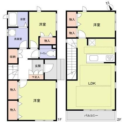 浅草橋２丁目戸建の間取り