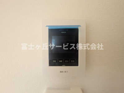 【セキュリティ】 | 磐田市川袋 新築一戸建て 2号棟 | TV付インターホンです