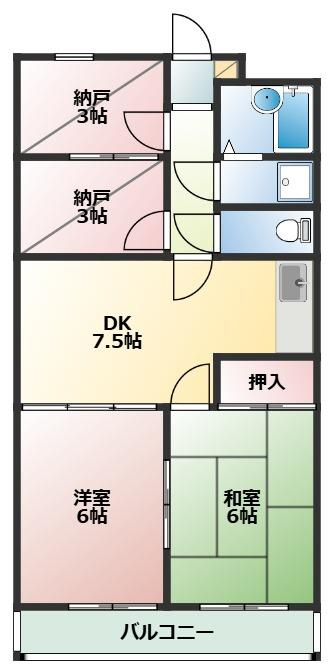 サンヒルズの間取り