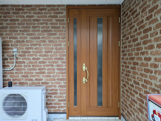 住之江区安立3丁目　2沿線圏内　中古戸建の玄関|丁寧にご使用の玄関ドア。