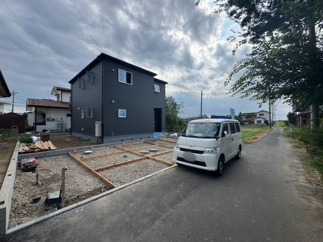 杉戸町清地　新築一戸建て　リーブルガーデンの前面道路含む現地写真|2026/07/27　撮影