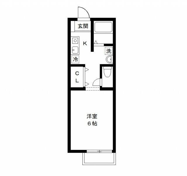 ヒルズ　ヤマカノウの間取り|間取りです。