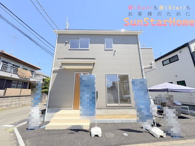 【サンスターホーム】武蔵村山市残堀4丁目　太陽光発電付き新築1号棟の外観