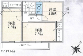 【仲介手数料無料】狭山市北入曽第２９　全１棟　１号棟　新築住宅は西武ハウジングの間取り
