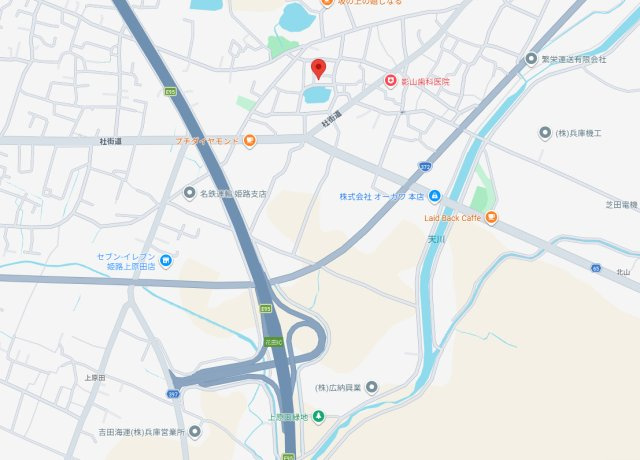 姫路市飾東町豊国　中古戸建の地図