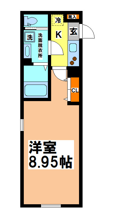 三鷹市上連雀４丁目の賃貸マンションの間取り