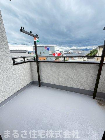 月見ヶ丘1丁目　B号棟のバルコニー