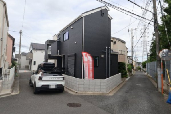 《仲介手数料無料》練馬区東大泉７丁目24-27新築一戸建てリナージュの外観|撮影日 2026年6月6日 9:30 曇り 