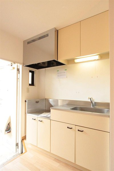 飯能市大字中山のアパートのキッチン|DK4.9帖　ガスコンロ設置タイプ　※別部屋写真につき相違有