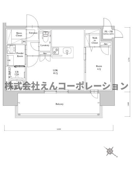 【間取り】 | エンクレスト博多BRIGHT