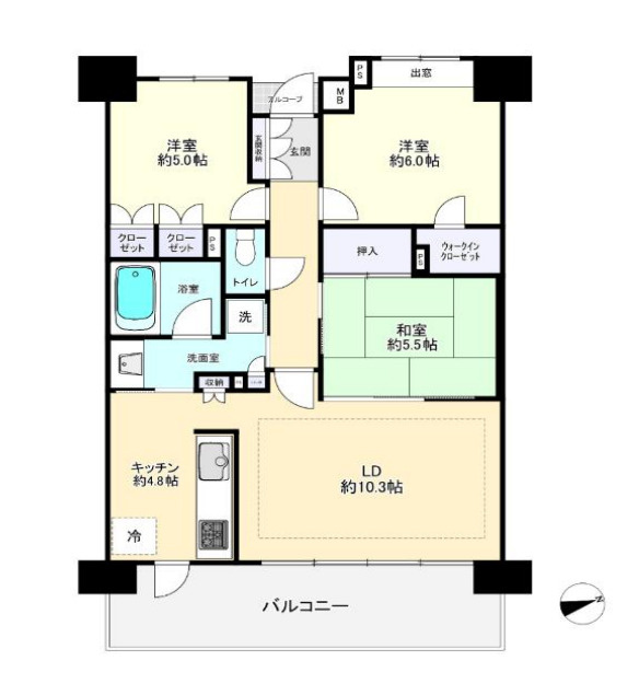 ライオンズ蓮田レスティアコート