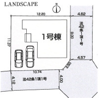 【仲介手数料無料】入間市鍵山第２　全１棟　１号棟　新築住宅なら西武ハウジングの区画図
