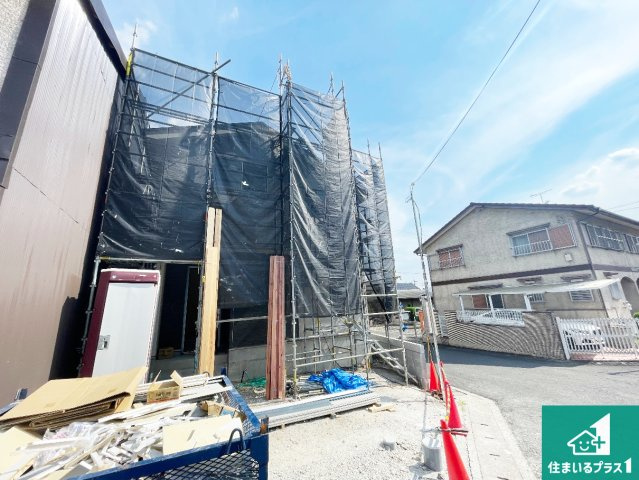 ★京都市伏見区醍醐柿原町　第2期　新築一戸建ての外観|現在建築中！落ち着いた街並みで新生活を始めることが出来そう！周辺の物件も併せてご紹介させて頂きます！