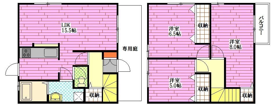 Ｖｉｌｌａ　Ｆｅｌｉｃｅ　Ｗｅｓｔの間取り