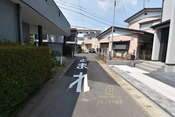 ブルーミングガーデン  水戸市堀町　4期　限定1棟！の前面道路含む現地写真|現地撮影（2026年7月）