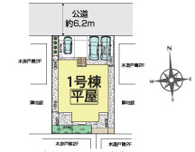 【仲介手数料無料】狭山市柏原１３期全１棟　狭山市の新築住宅なら西武ハウジングの区画図