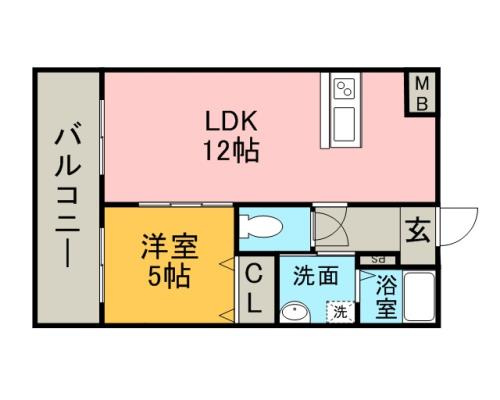 グリーンキャッスルの間取り