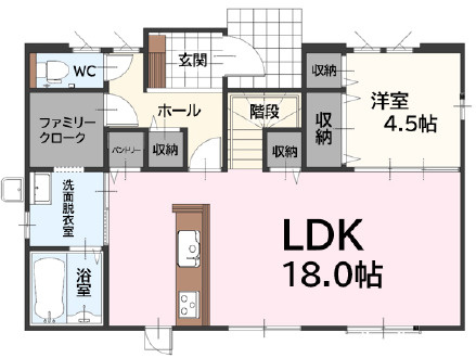 新宮町大字湊4期 2号棟の間取り