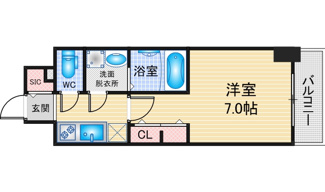 【間取り】 | S-RESIDENCE名古屋菊井aline | 略図の為、現状優先