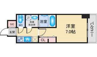 【間取り】 | S-RESIDENCE名古屋菊井aline | 略図の為、現状優先