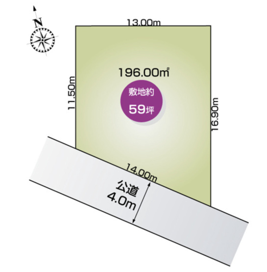 【区画図】 | 羽生市南羽生2丁目　新築戸建　全1棟　1号棟
