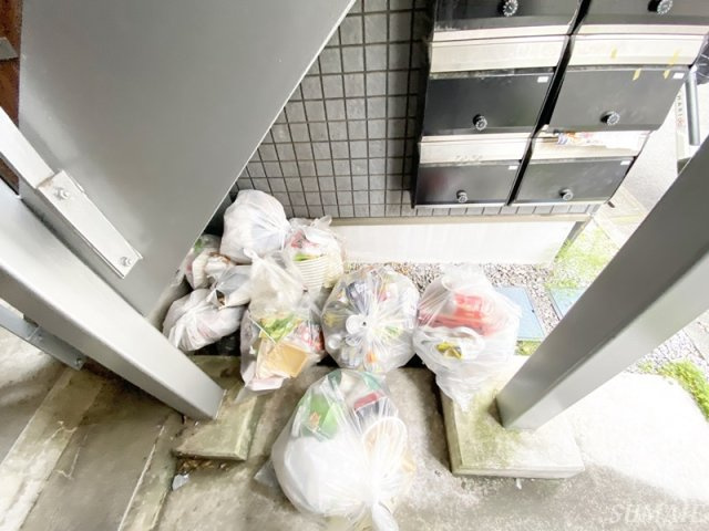 アルファ西日暮里のその他共用部分|敷地内ゴミ捨て場です☆
