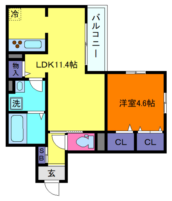 ベラフォレスタの間取り