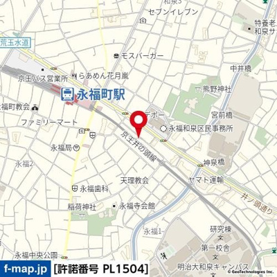 【地図】 | トーシン・フェニックスマンション永福町