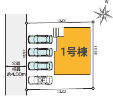 入間市小谷田９期　全１棟　１号棟　新築住宅なら西武ハウジングの区画図