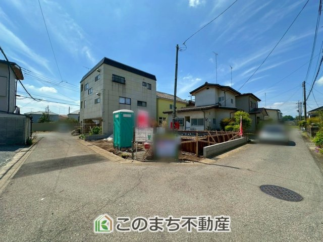 CRADLEGARDEN宇都宮市下荒針町第3　1号棟の前面道路含む現地写真|前面道路含む現地写真