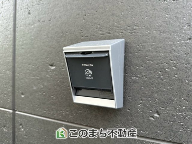 CRADLEGARDEN宇都宮市下荒針町第3の設備|電気自動車用コンセントのソケットがございます。電気工事後に使用可能です。
