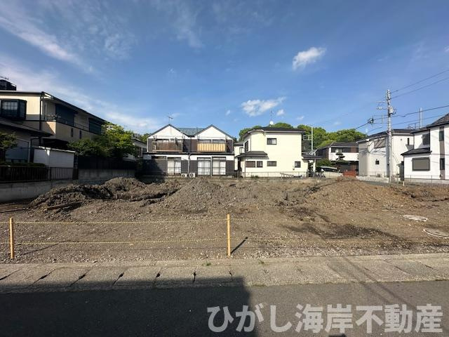 茅ヶ崎市甘沼　売地　全4区画の外観|4月24日撮影　造成工事中　現地外観