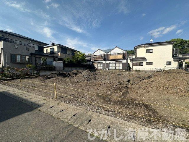 茅ヶ崎市甘沼　売地　全4区画の外観|4月24日撮影　造成工事中　現地外観