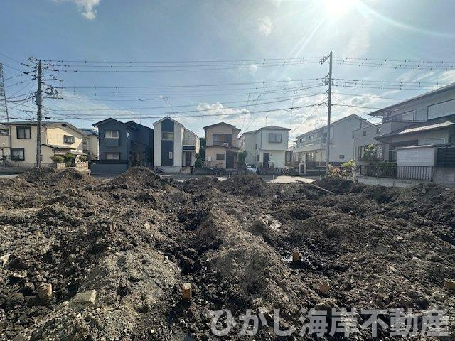 茅ヶ崎市甘沼　売地　全4区画の外観|4月24日撮影　造成工事中　現地外観