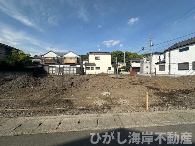 茅ヶ崎市甘沼　売地　全4区画の外観|4月24日撮影　造成工事中　現地外観