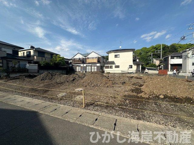 茅ヶ崎市甘沼　売地　全4区画の外観|4月24日撮影　造成工事中　現地外観