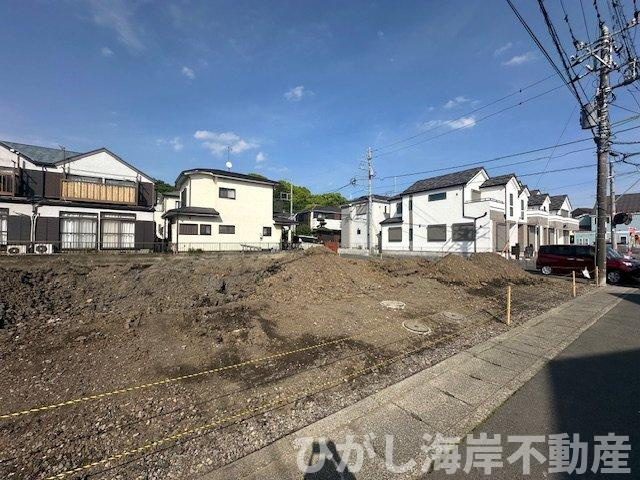 茅ヶ崎市甘沼　売地　全4区画の外観|4月24日撮影　造成工事中　現地外観