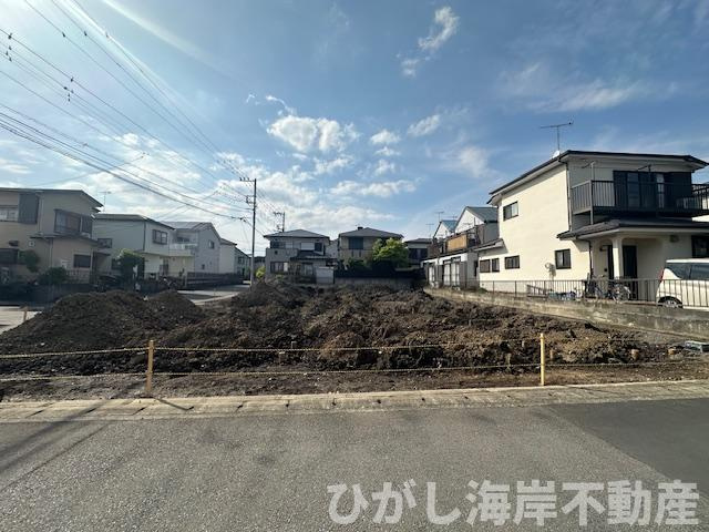 茅ヶ崎市甘沼　売地　全4区画の外観|4月24日撮影　造成工事中　現地外観