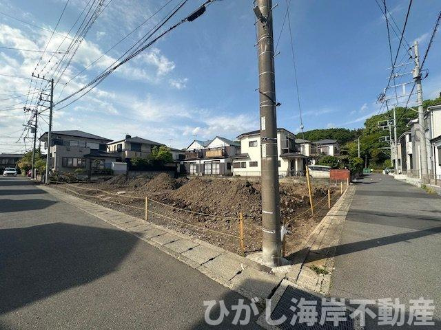 茅ヶ崎市甘沼　売地　全4区画の外観|4月24日撮影　造成工事中　現地外観