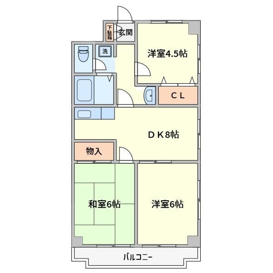 【間取り】 | レジデンス富美浜