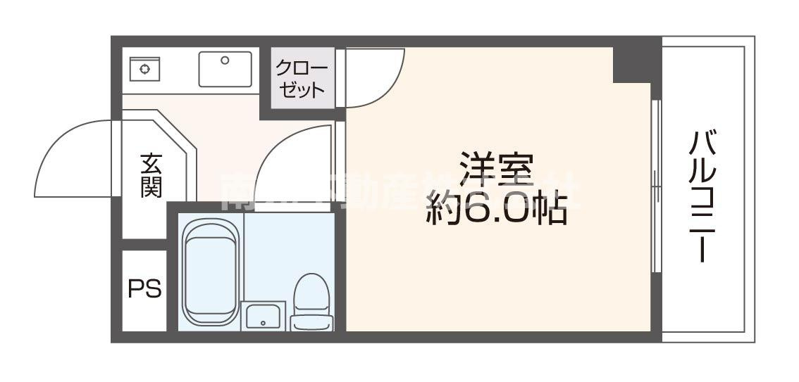 ヴィラージュ近大前 ( 近畿大学 一人暮らし )の間取り