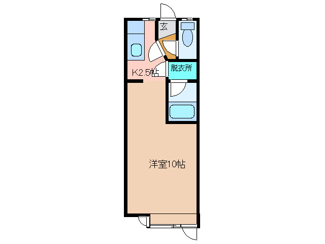 ハイツアンビシャスの間取り